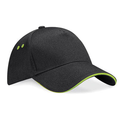 Beechfield Ultimate 5 Panel Cap Sandwich Peak x24